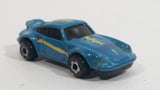 Rare 1974 Mattel Hot Wheels Micro Porsche 911 Turbo Blue Sports Car Vehicle