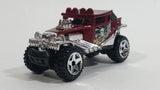 2013 Hot Wheels Desert Stunt Force Baja Bone Shaker Metalflake Red Die Cast Toy Car Vehicle