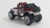 2013 Hot Wheels Desert Stunt Force Baja Bone Shaker Metalflake Red Die Cast Toy Car Vehicle