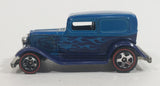 2008 Hot Wheels All Stars '32 Ford Delivery Truck Metalflake Blue Red Line Die Cast Toy Car Vehicle