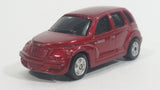 2000 Maisto Chrysler PT Cruiser Metalflake Dark Red Die Cast Toy Car Vehicle