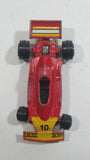 Vintage 1980s Yatming No. 1310 Ferrari 312 B3 AGIP Formula One Race Car Die Cast Toy Vehicle