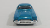 2013 Hot Wheels Showroom Corvette 60th 1962 Corvette Metalflake Aqua Blue Green Die Cast Toy Classic Car Vehicle