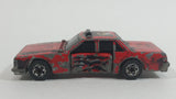 1985 Hot Wheels Crack-Ups Fire Smasher Crash Test Vehicle Red Die Cast Toy Car Vehicle with Flipping Driverside Door