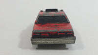 1985 Hot Wheels Crack-Ups Fire Smasher Crash Test Vehicle Red Die Cast Toy Car Vehicle with Flipping Driverside Door