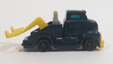 1997 Hot Wheels Tow Truck Dark Blue Plastic Body Die Cast Toy Car Vehicle McDonald's Happy Meal