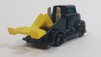 1997 Hot Wheels Tow Truck Dark Blue Plastic Body Die Cast Toy Car Vehicle McDonald's Happy Meal