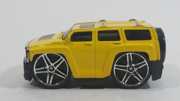 2005 Hot Wheels First Editions - Blings Hummer H3 Yellow Die Cast Toy Car Vehicle