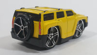 2005 Hot Wheels First Editions - Blings Hummer H3 Yellow Die Cast Toy Car Vehicle