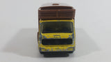 1980s Majorette Made in France Mercedes Betaillere Yellow/Brown Animal Truck Die-cast Toy