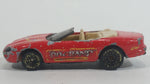 1999 Hot Wheels Sugar Rush II Jaguar XK-8 Convertible Nestle 100 Grand Chocolate Bar Red Die Cast Toy Car Vehicle