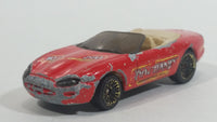 1999 Hot Wheels Sugar Rush II Jaguar XK-8 Convertible Nestle 100 Grand Chocolate Bar Red Die Cast Toy Car Vehicle