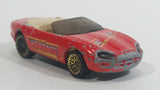 1999 Hot Wheels Sugar Rush II Jaguar XK-8 Convertible Nestle 100 Grand Chocolate Bar Red Die Cast Toy Car Vehicle