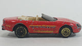 1999 Hot Wheels Sugar Rush II Jaguar XK-8 Convertible Nestle 100 Grand Chocolate Bar Red Die Cast Toy Car Vehicle