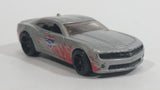 2010 Hot Wheels Garage '10 Camaro SS Indianapolis 500 Metalflake Grey Die Cast Toy Car Vehicle