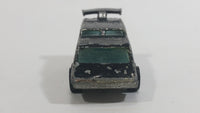 1979 Hot Wheels Golden Machines Spoiler Sport Van Black (Originally Gold Chrome) Die Cast Toy Car Vehicle - Hong Kong - 2 Rear window Verison