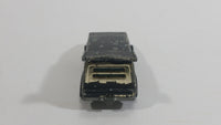 1979 Hot Wheels Golden Machines Spoiler Sport Van Black (Originally Gold Chrome) Die Cast Toy Car Vehicle - Hong Kong - 2 Rear window Verison