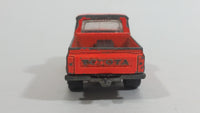 Rare Majorette Toyota Pick-up Truck 4x4 Neon Orange Gladiator No. 292 Die Cast Toy Car Vehicle with Opening Hood