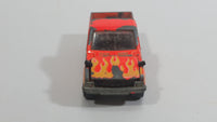 Rare Majorette Toyota Pick-up Truck 4x4 Neon Orange Gladiator No. 292 Die Cast Toy Car Vehicle with Opening Hood