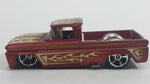 2013 Hot Wheels Showroom Hot Trucks Custom '62 Chevy Truck Satin Red Die Cast Toy Car Vehicle