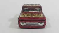 2013 Hot Wheels Showroom Hot Trucks Custom '62 Chevy Truck Satin Red Die Cast Toy Car Vehicle