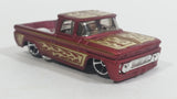 2013 Hot Wheels Showroom Hot Trucks Custom '62 Chevy Truck Satin Red Die Cast Toy Car Vehicle