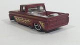 2013 Hot Wheels Showroom Hot Trucks Custom '62 Chevy Truck Satin Red Die Cast Toy Car Vehicle