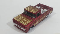 2013 Hot Wheels Showroom Hot Trucks Custom '62 Chevy Truck Satin Red Die Cast Toy Car Vehicle