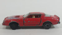 Vintage Yatming Pontiac Trans-Am Firebird Red No. 1060 Die Cast Toy Muscle Car Vehicle with Opening Doors