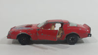 Vintage Yatming Pontiac Trans-Am Firebird Red No. 1060 Die Cast Toy Muscle Car Vehicle with Opening Doors