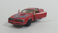 Vintage Yatming Pontiac Trans-Am Firebird Red No. 1060 Die Cast Toy Muscle Car Vehicle with Opening Doors