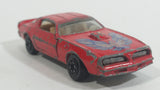 Vintage Yatming Pontiac Trans-Am Firebird Red No. 1060 Die Cast Toy Muscle Car Vehicle with Opening Doors