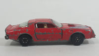 Vintage Yatming Pontiac Trans-Am Firebird Red No. 1060 Die Cast Toy Muscle Car Vehicle with Opening Doors