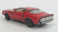 Vintage Yatming Pontiac Trans-Am Firebird Red No. 1060 Die Cast Toy Muscle Car Vehicle with Opening Doors