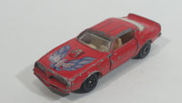 Vintage Yatming Pontiac Trans-Am Firebird Red No. 1060 Die Cast Toy Muscle Car Vehicle with Opening Doors