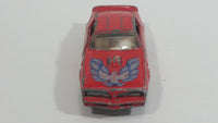 Vintage Yatming Pontiac Trans-Am Firebird Red No. 1060 Die Cast Toy Muscle Car Vehicle with Opening Doors