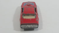 Vintage Yatming Pontiac Trans-Am Firebird Red No. 1060 Die Cast Toy Muscle Car Vehicle with Opening Doors