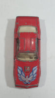 Vintage Yatming Pontiac Trans-Am Firebird Red No. 1060 Die Cast Toy Muscle Car Vehicle with Opening Doors