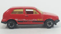 1991 Hot Wheels VW Golf GTI Red Die Cast Toy Car Vehicle