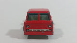 Vintage 1973 Yatming Ford F600 Cabover Red Semi Truck Tractor Rig Die Cast Toy Car Vehicle