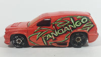 2001 Hot Wheels Fandango Orange Die Cast Toy Car Vehicle