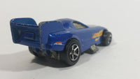 1997 Hot Wheels First Editions Pontiac Firebird Funny Car Metalflake Blue Die Cast Toy Car Vehicle