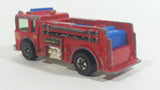 1982 Hot Wheels Fire Eater Red Fire Truck Die Cast Toy Car Vehicle - BW - Blue Lights