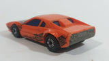 HTF 1996 Hot Wheels G-Force Ferrari 328 GTB Orange Plastic Body Die Cast Toy Car Vehicle