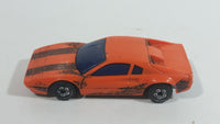 HTF 1996 Hot Wheels G-Force Ferrari 328 GTB Orange Plastic Body Die Cast Toy Car Vehicle