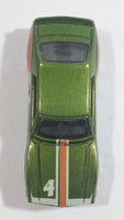 2010 Hot Wheels Muscle Mania AMC Javelin AMX Dark Lime Green Die Cast Toy Muscle Car Vehicle