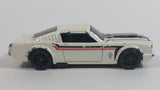 2009 Hot Wheels Muscle Mania '65 Mustang Fastback White Die Cast Toy Muscle Car Vehicle