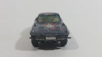 Yatming 1963 Corvette Stingray Dark Grey No. 1078 Die Cast Toy Muscle Car Vehicle with Opening Doors