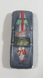 Yatming 1963 Corvette Stingray Dark Grey No. 1078 Die Cast Toy Muscle Car Vehicle with Opening Doors