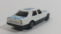 Yatming No. 820 Mercedes Benz 380SEL Super Runner #20 White Blue Die Cast Toy Car Vehicle